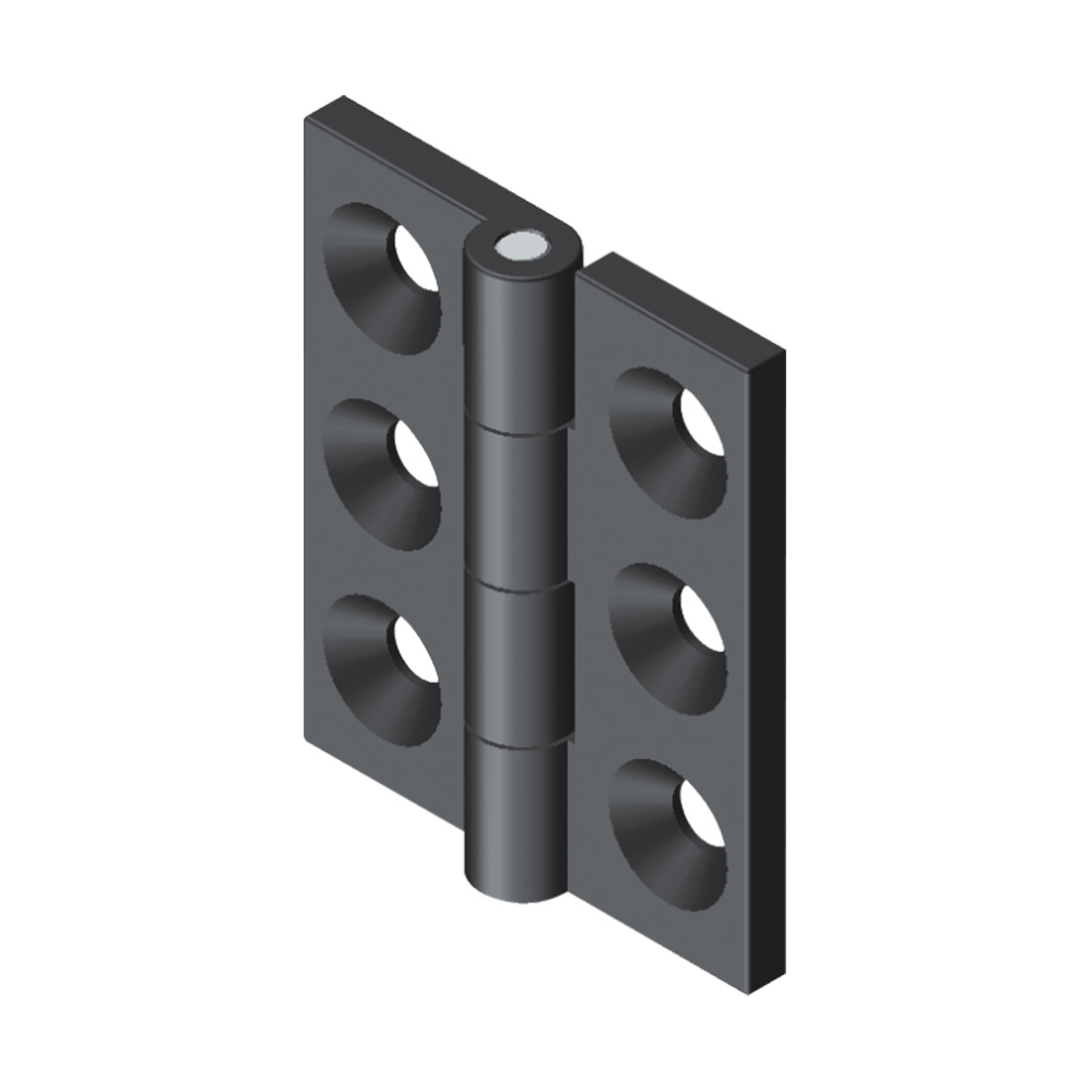 Zink Aloi 65*80 Kabinet Industri Butt Engsel Luaran